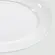 Travessa Oval Rasa Grande de Cerâmica Branca Versa