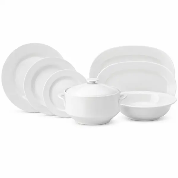 Aparelho de Jantar 41 Peças Porcelana Schmidt - Mod. Itamaraty 292