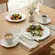 Aparelho Jantar Chá e Café 42 Peças Porcelana Schmidt - Mod. Prisma 077