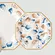 Aparelho Jantar e Chá 30 Peças Porcelana Schmidt - Dec. Jerico 2393