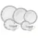 Aparelho Jantar Chá e Café 42 Peças Porcelana Schmidt - Dec. Saint Germain Izabel 2339
