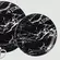Aparelho Jantar e Chá 30 Peças Porcelana Schmidt - Dec. Ônix Negro 2394