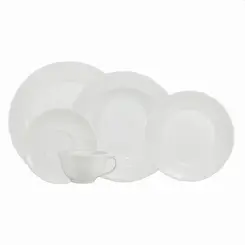 Aparelho Jantar e Chá 30 Peças Porcelana Schmidt - Mod. Izabel 003