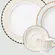 Aparelho Jantar e Chá 30 Peças Porcelana Schmidt - Dec. Araucária 2396