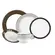 Aparelho Jantar e Chá 30 Peças Porcelana Schmidt - Dec. Paula Black E476