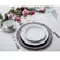 Aparelho Jantar e Chá 30 Peças Porcelana Schmidt - Dec. Tereza 2347