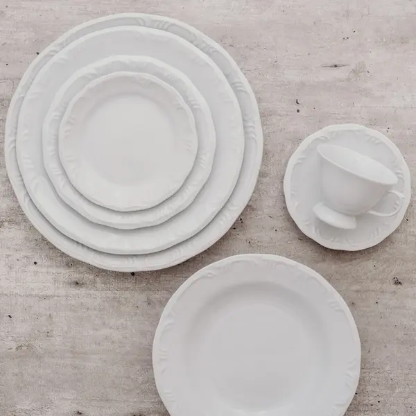 Aparelho de Jantar 41 Peças Porcelana Schmidt - Mod. Pomerode 114