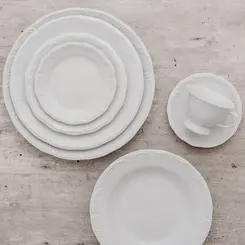 Aparelho de Jantar 41 Peças Porcelana Schmidt - Mod. Pomerode 114