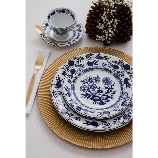 Aparelho de Jantar Porcelana Schmidt 41 Peças - Dec. Cebolinha