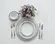 Aparelho Jantar e Chá 30 Peças Porcelana Schmidt - Dec. Saint Germain Izabel 2339