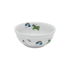 Bowl Porcelana Schmidt - Dec. Unicornio Infantil