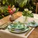 Aparelho Jantar e Chá 30 Peças Porcelana Schmidt - Dec. Patricia 2381