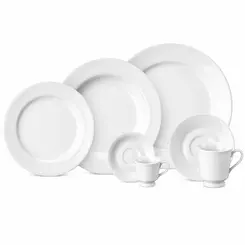Aparelho Jantar Chá e Café 42 Peças Porcelana Schmidt - Mod. Itamaraty 292
