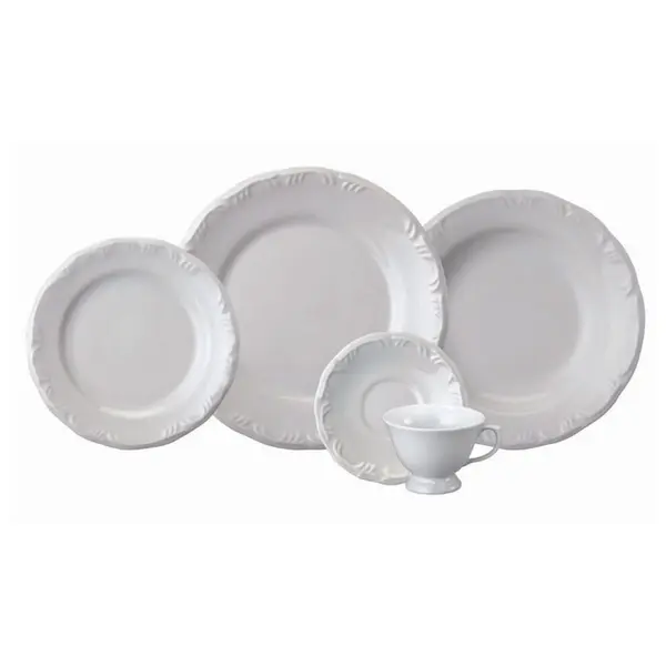 Aparelho Jantar e Chá 30 Peças Porcelana Schmidt - Mod. Pomerode 114