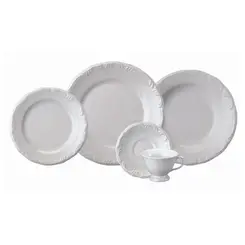 Aparelho Jantar e Chá 30 Peças Porcelana Schmidt - Mod. Pomerode 114