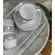 Aparelho Jantar e Chá 30 Peças Porcelana Schmidt - Dec. Concreto 2383