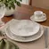 Aparelho Jantar e Chá 30 Peças Porcelana Schmidt - Dec. Concreto 2383