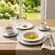 Aparelho Jantar Chá e Café 42 Peças Porcelana Schmidt - Dec. Noiva 2248