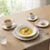 Aparelho Jantar Chá e Café 42 Peças Porcelana Schmidt - Mod. Voyage Coup 202