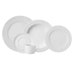 Aparelho Jantar e Chá 30 Peças Porcelana Schmidt - Mod. Brasilia