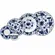 Aparelho Jantar e Chá 30 Peças Porcelana Schmidt - Dec. Folhagem 2354