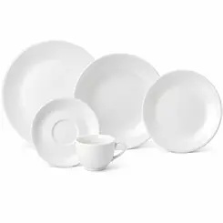 Aparelho Jantar e Chá 30 Peças Porcelana Schmidt - Mod. Voyage 202