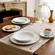 Aparelho Jantar e Chá 30 Peças Porcelana Schmidt - Mod. Voyage 202