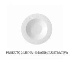 Prato Fundo Porcelana Schmidt - Mod. Luiza Larakasa 244 2ª Linha