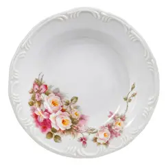 Prato Fundo Porcelana Schmidt - Dec. Eterna E351