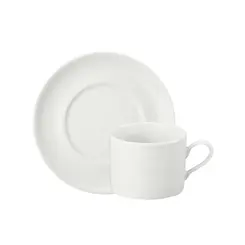 Xicara Chá com Pires Porcelana Schmidt - Mod. Brasília 228