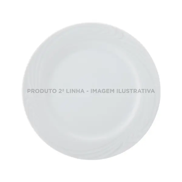 Prato Raso 26 cm Porcelana Schmidt - Mod. Waves 2° LINHA 100