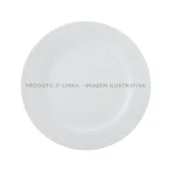 Prato Raso 26 cm Porcelana Schmidt - Mod. Waves 2° LINHA 100