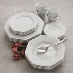 Prato Fundo Porcelana Schmidt - Mod. Prisma 077 2ª Linha