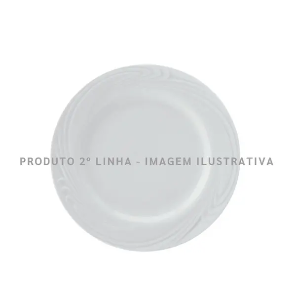 Prato Sobremesa Porcelana Schmidt - Mod. Waves 100 2ª Linha