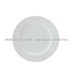 Prato Sobremesa Porcelana Schmidt - Mod. Waves 100 2ª Linha