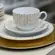 Xicara Chá com Pires Porcelana Schmidt - Dec. Araucária 2396