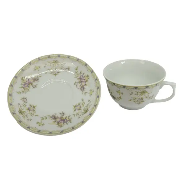 Xicara Chá Porcelana Schmidt. Dec. Guirlanda Izabel