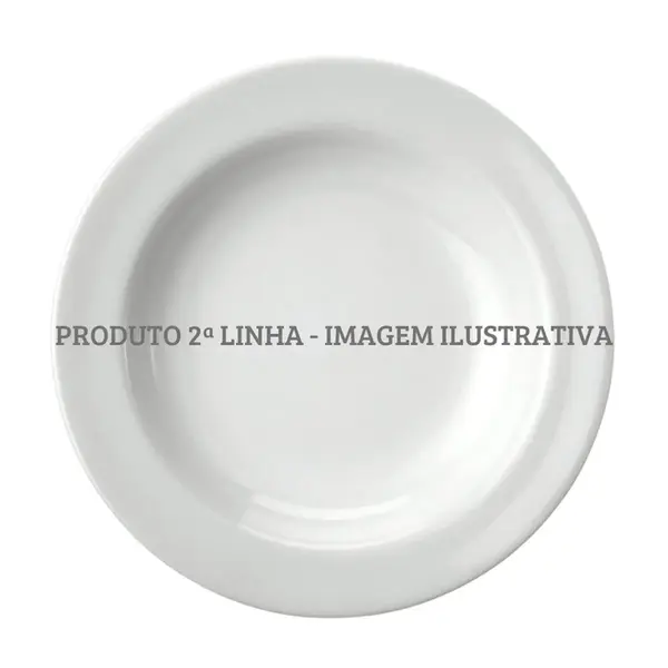 Prato Fundo Porcelana Schmidt - Mod. Cilindrica 007 2ª Linha