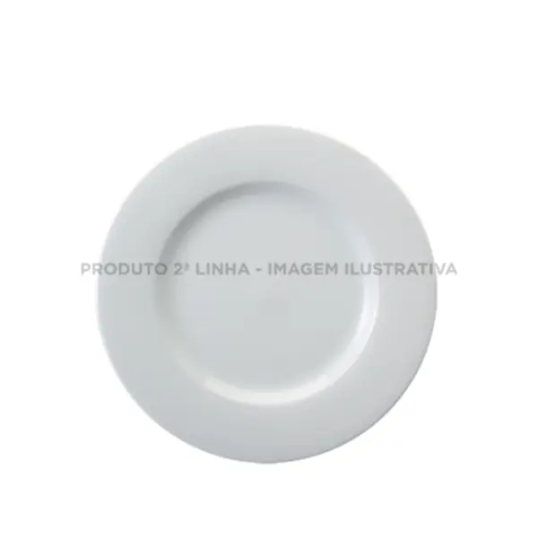 Prato Sobremesa Porcelana Schmidt - Mod. Aba Larga 212 2ª Linha