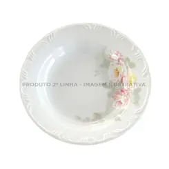 Prato Fundo Porcelana Schmidt - Dec. Romântica Pomerode E005 2ª Linha