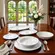 Aparelho de Jantar 40 Peças Porcelana Schmidt - Dec. Filetado Prata Itamaraty 0012