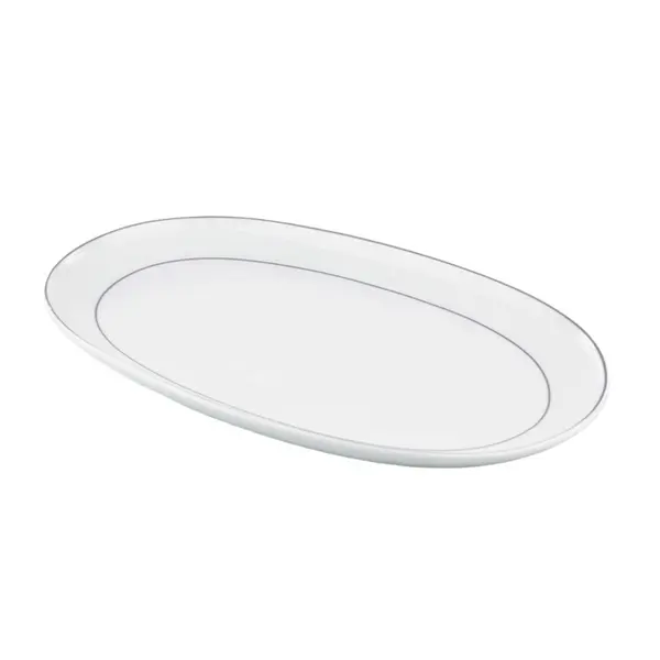 Travessa Rasa Oval 28cm Porcelana Schmidt - Dec. Martha 2309