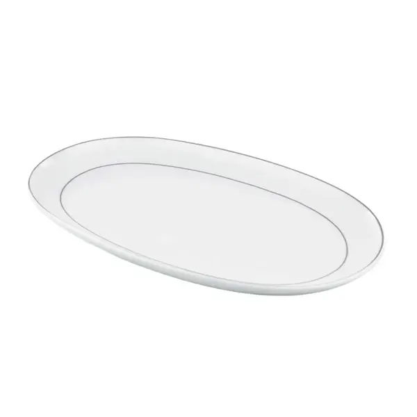 Travessa Rasa Oval 28cm Porcelana Schmidt - Dec. Martha 2309
