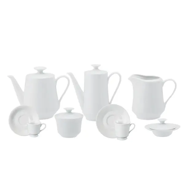 Aparelho Chá e Café 53 Peças Porcelana Schmidt - Dec. Itamaraty 292
