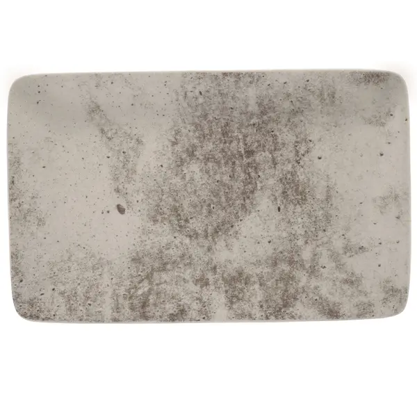 Bandeja Retangular 31cm Porcelana Schmidt - Dec. Concreto 2383