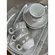Bandeja Retangular 31cm Porcelana Schmidt - Dec. Concreto 2383