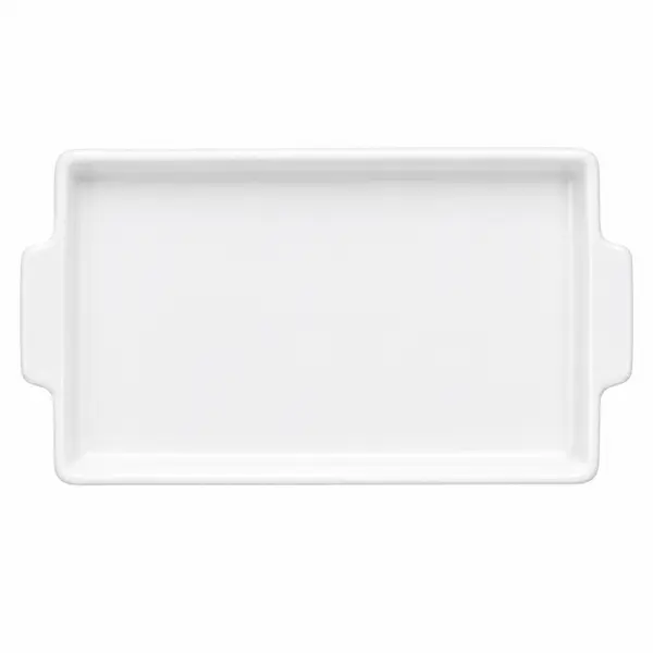 Bandeja com Alça 37 cm Porcelana Schmidt - Mod. Couvert