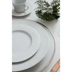 Prato para Sobremesa 21cm Porcelana Schmidt - Mod. Artico 243