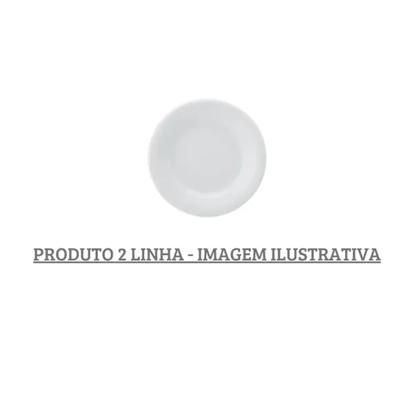 Prato Sobremesa Porcelana Schmidt - Mod. Gourmet 107 2ª Linha