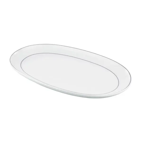 Travessa Rasa Oval 36cm Porcelana Schmidt - Dec. Martha 2309